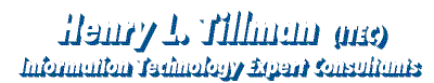 Henry L. Tillman (ITEC), Phone: 773-886-2446 --- Fax: 773-224-7958 --- Email: hltillman@hltillman.com